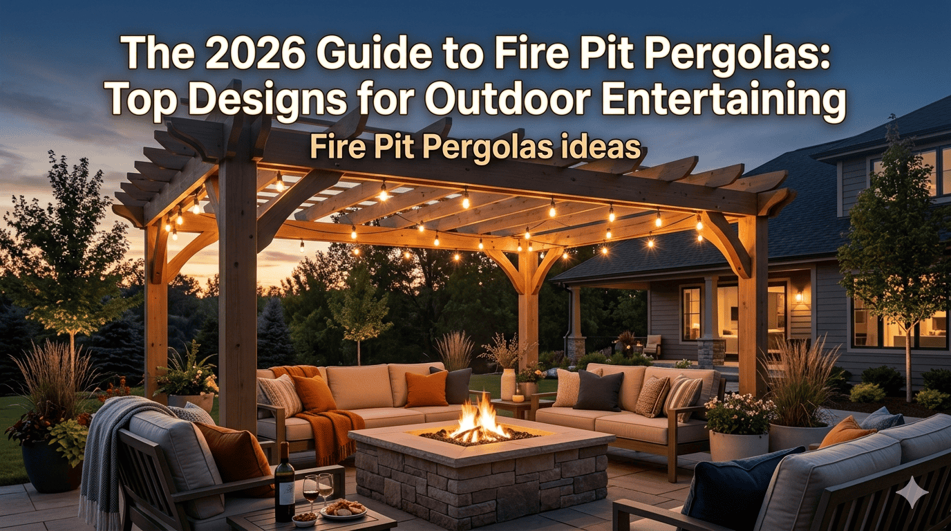 Fire Pit Pergolas